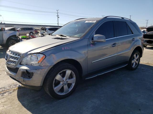 4JGBB8GB8BA667027 - 2011 MERCEDES-BENZ ML 350 4MATIC SILVER photo 1