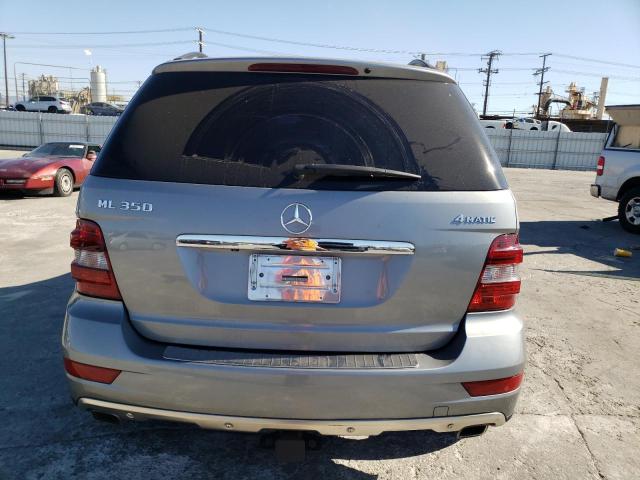 4JGBB8GB8BA667027 - 2011 MERCEDES-BENZ ML 350 4MATIC SILVER photo 6