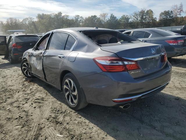 1HGCR3F80HA017244 - 2017 HONDA ACCORD EXL SILVER photo 2