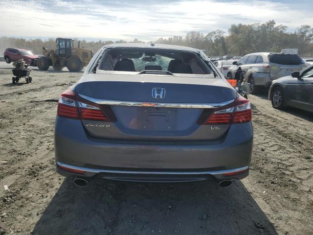 1HGCR3F80HA017244 - 2017 HONDA ACCORD EXL SILVER photo 6