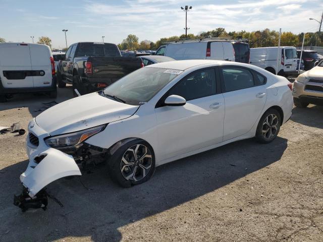 3KPF24AD3ME322996 - 2021 KIA FORTE FE WHITE photo 1