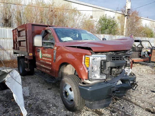 1FDRF3H69HDA03964 - 2017 FORD F350 SUPER DUTY RED photo 1