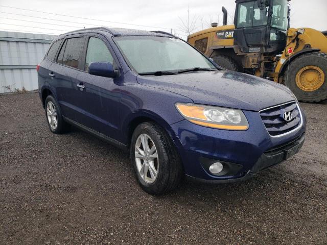 5NMSHDAG6AH390530 - 2010 HYUNDAI SANTA FE SE BLUE photo 4