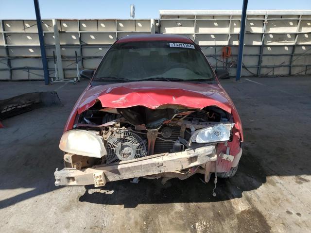 2C1MR2298T6777632 - 1996 GEO METRO BASE RED photo 5