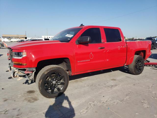 3GCUKPECXJG296259 - 2018 CHEVROLET SILVERADO K1500 CUSTOM RED photo 1