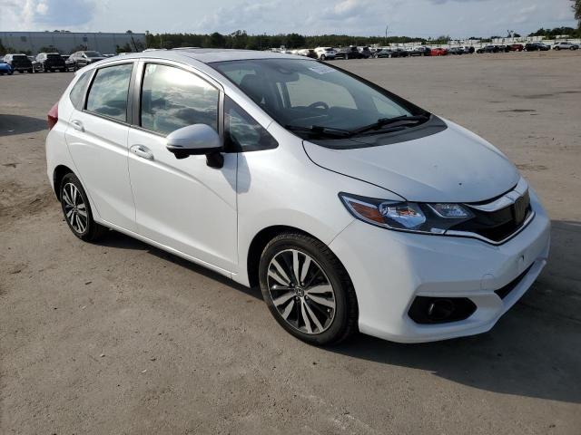 3HGGK5H9XKM716382 - 2019 HONDA FIT EXL WHITE photo 4