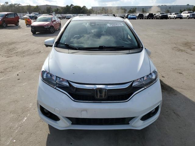 3HGGK5H9XKM716382 - 2019 HONDA FIT EXL WHITE photo 5