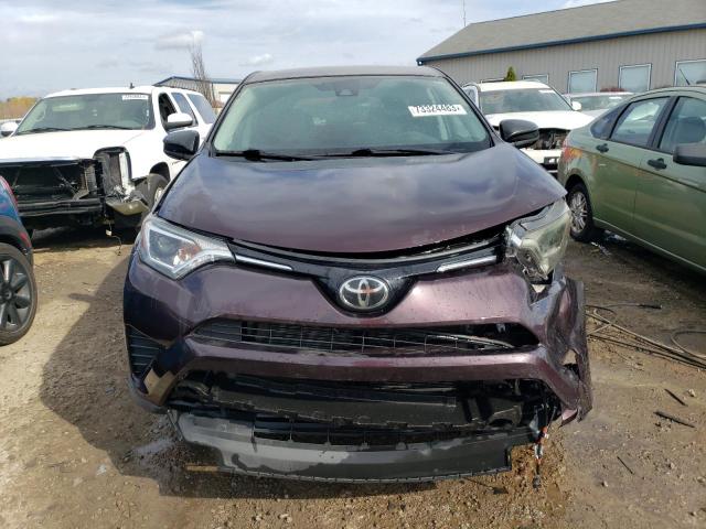 2T3ZFREV6JW464504 - 2018 TOYOTA RAV4 LE BURGUNDY photo 5