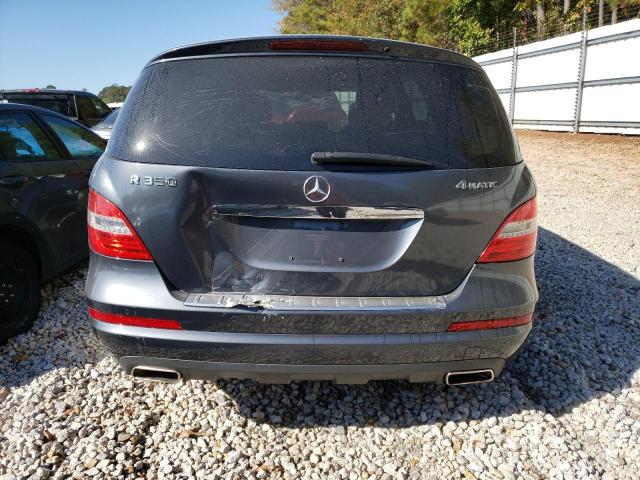 4JGCB6FE2BA124941 - 2011 MERCEDES-BENZ R 350 4MATIC BLUE photo 6