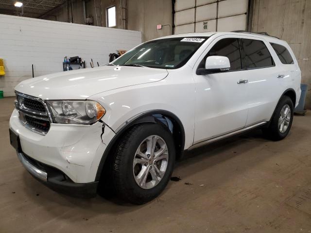 1C4RDJDG8DC518029 - 2013 DODGE DURANGO CREW WHITE photo 1