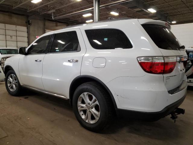 1C4RDJDG8DC518029 - 2013 DODGE DURANGO CREW WHITE photo 2