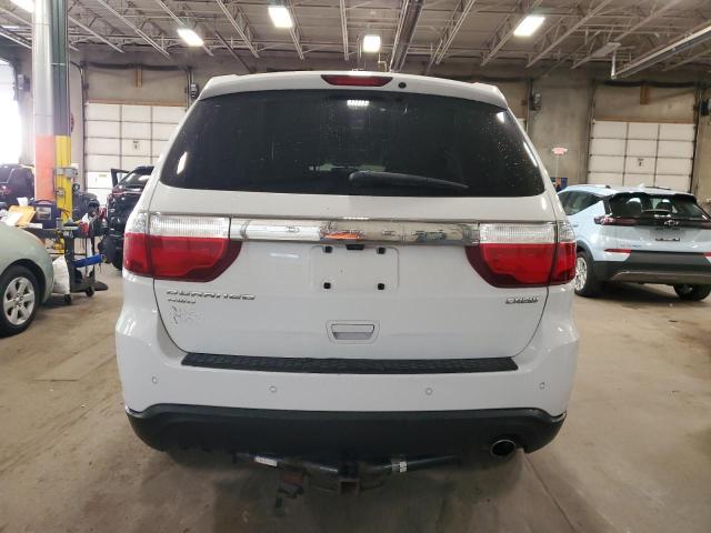 1C4RDJDG8DC518029 - 2013 DODGE DURANGO CREW WHITE photo 6