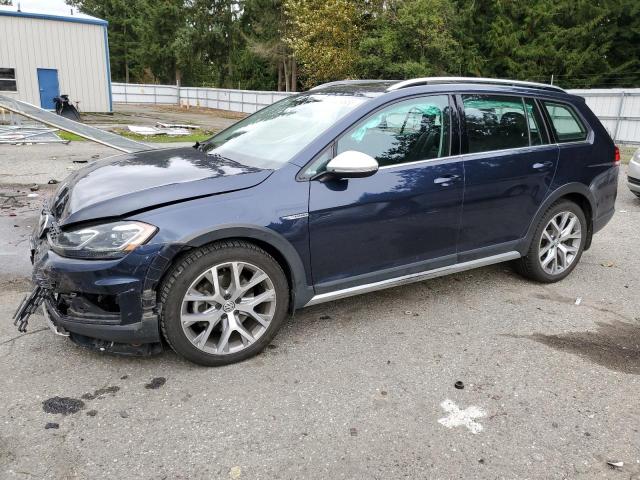 3VWH17AU2JM758606 - 2018 VOLKSWAGEN GOLF ALLTR S BLUE photo 1