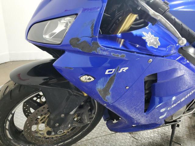 JH2PC37045M200576 - 2005 HONDA CBR600 RR BLUE photo 12