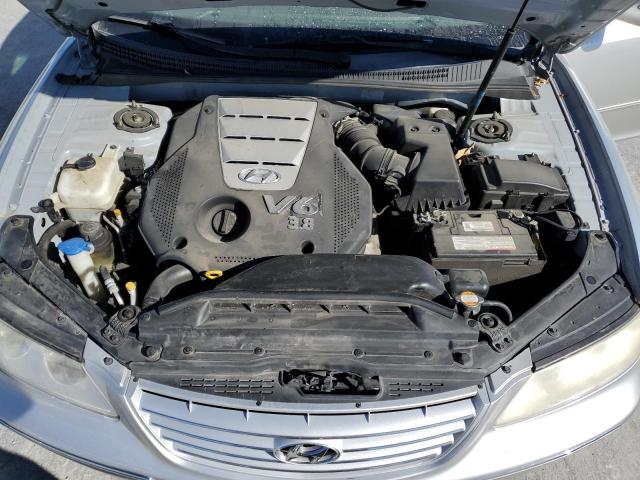 KMHFC46F38A319320 - 2008 HYUNDAI AZERA SE SILVER photo 11