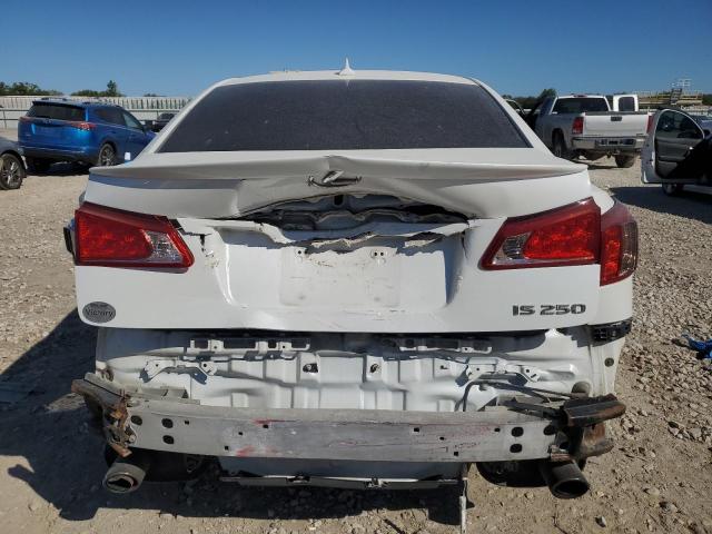 JTHBF5C26C5168345 - 2012 LEXUS IS 250 WHITE photo 6