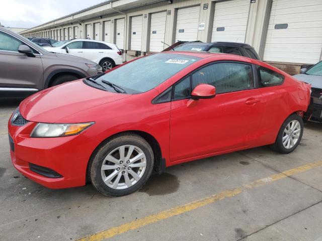 2HGFG3B11CH533148 - 2012 HONDA CIVIC EXL წითელი ფოტო 1