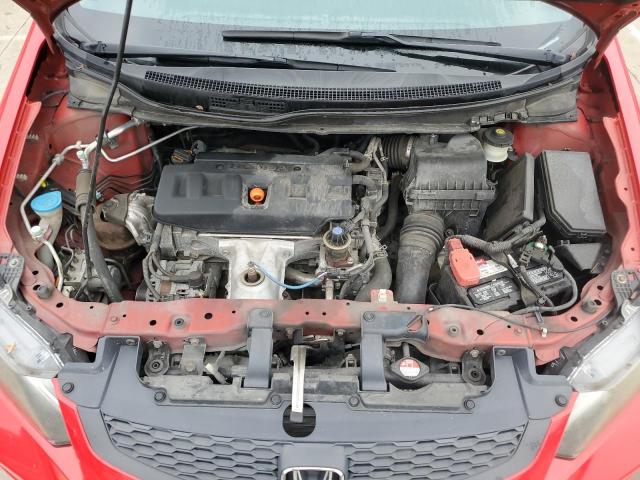 2HGFG3B11CH533148 - 2012 HONDA CIVIC EXL წითელი ფოტო 11