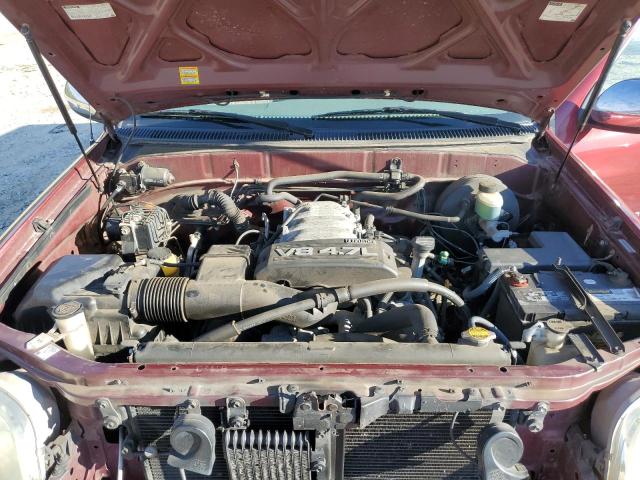 5TBBT44173S394830 - 2003 TOYOTA TUNDRA ACCESS CAB SR5 BURGUNDY photo 11