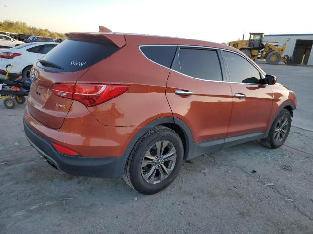 5XYZT3LB5FG235185 - 2015 HYUNDAI SANTA FE S ORANGE photo 3