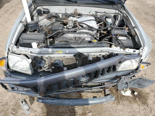 5TESN92NX2Z118003 - 2002 TOYOTA TACOMA XTRACAB PRERUNNER ვერცხლისფერი ფოტო 11