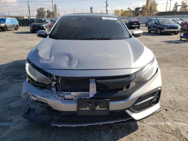 SHHFK7H95LU412838 - 2020 HONDA CIVIC SPORT TOURING SILVER photo 5