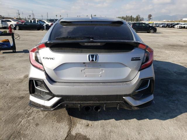 SHHFK7H95LU412838 - 2020 HONDA CIVIC SPORT TOURING SILVER photo 6