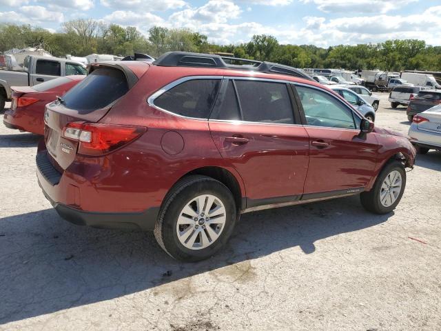 4S4BSACC4H3314240 - 2017 SUBARU OUTBACK 2.5I PREMIUM RED photo 3