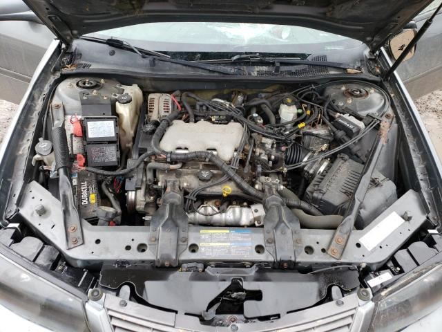 2G1WF52E259298622 - 2005 CHEVROLET IMPALA GRAY photo 11