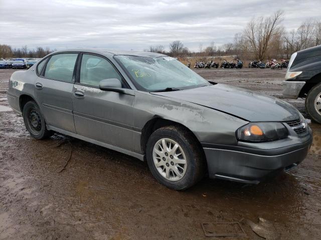 2G1WF52E259298622 - 2005 CHEVROLET IMPALA GRAY photo 4