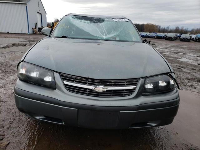 2G1WF52E259298622 - 2005 CHEVROLET IMPALA GRAY photo 5