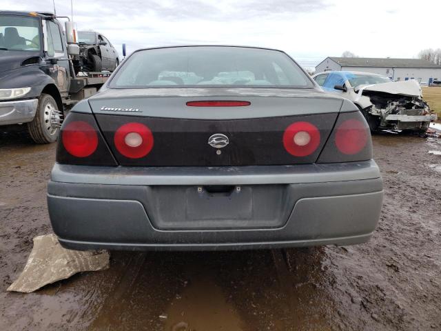 2G1WF52E259298622 - 2005 CHEVROLET IMPALA GRAY photo 6