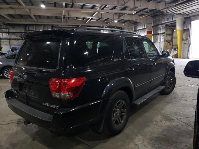 5TDBT48AX6S264031 - 2006 TOYOTA SEQUOIA LIMITED BLACK photo 3