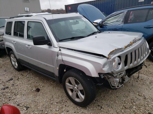 1C4NJRFB8ED551650 - 2014 JEEP PATRIOT LATITUDE SILVER photo 4