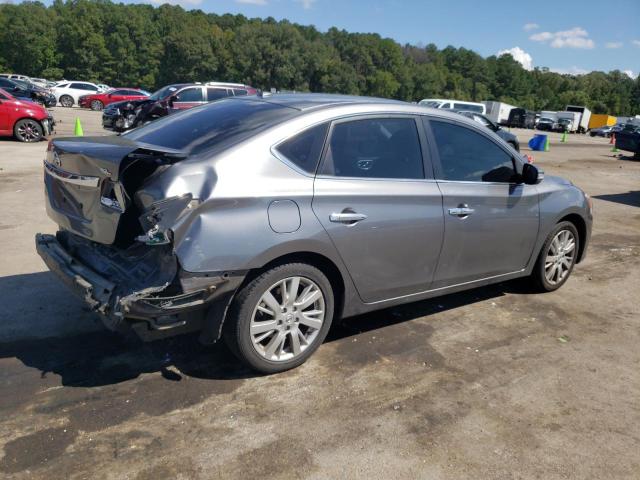 3N1AB7AP7FY223026 - 2015 NISSAN SENTRA S GRAY photo 3