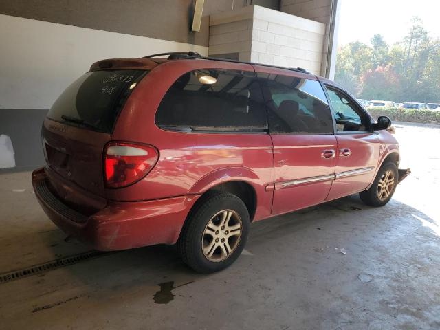 2B8GP54L61R112638 - 2001 DODGE GRAND CARA ES MAROON photo 3