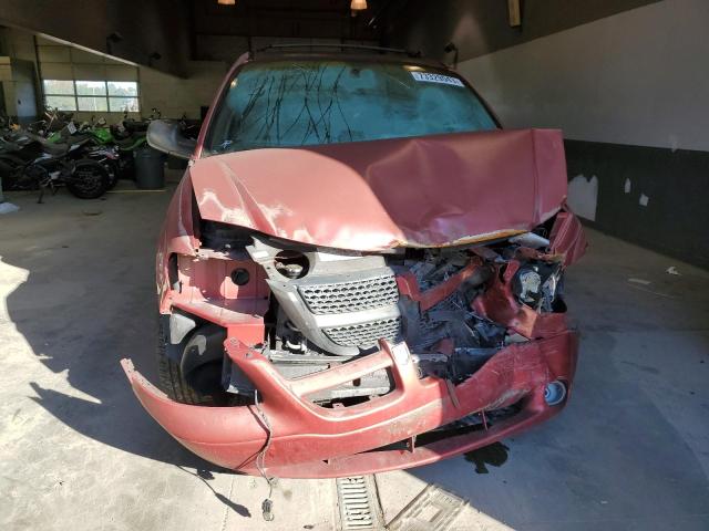 2B8GP54L61R112638 - 2001 DODGE GRAND CARA ES MAROON photo 5