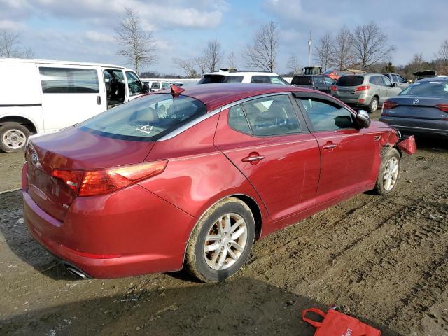 5XXGM4A75DG236685 - 2013 KIA OPTIMA LX RED photo 3