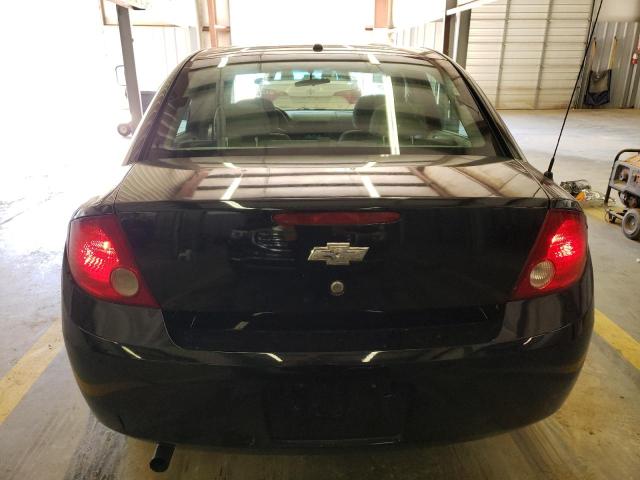 1G1AK58F887320246 - 2008 CHEVROLET COBALT LS BLACK photo 6