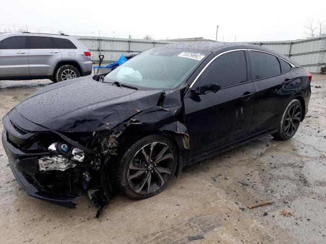2HGFC2F85KH590657 - 2019 HONDA CIVIC SPOR BLACK photo 1