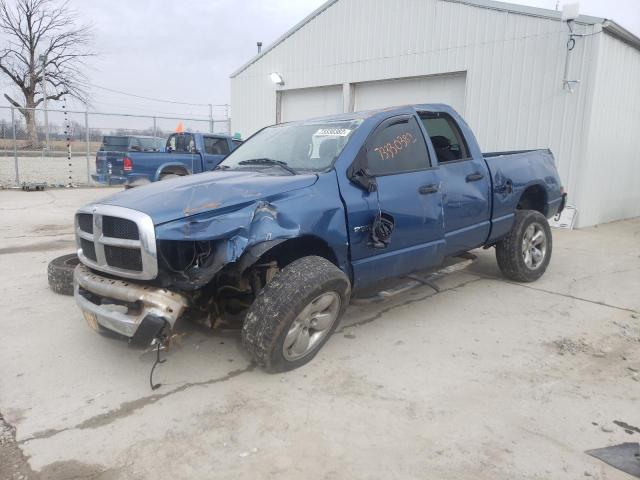 1D7HU18D34S785960 - 2004 DODGE RAM 1500 ST BLUE photo 1