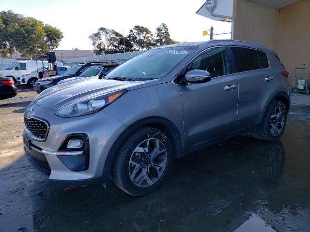 KNDPN3ACXL7704065 - 2020 KIA SPORTAGE EX SILVER photo 1