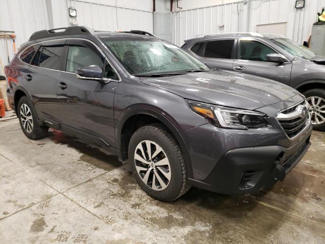 4S4BTACCXM3188425 - 2021 SUBARU OUTBACK PREMIUM GRAY photo 4