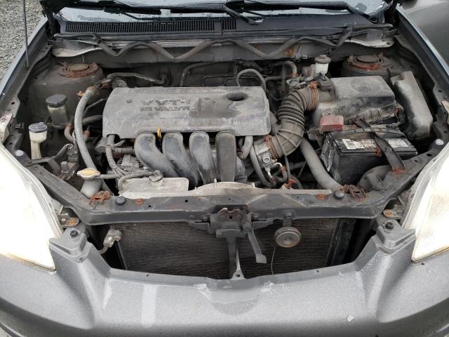 2T1KR32E15C902419 - 2005 TOYOTA COROLLA MA XR GRAY photo 11