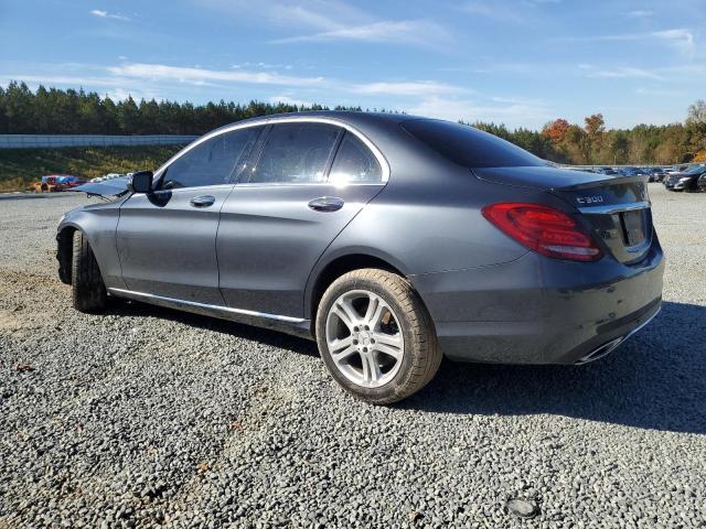 55SWF4KB4GU166577 - 2016 MERCEDES-BENZ C 300 4MATIC GRAY photo 2