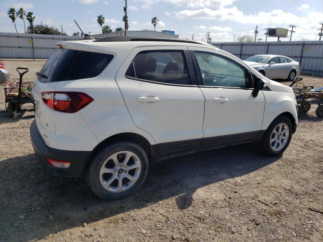 MAJ3S2GE4LC344489 - 2020 FORD ECOSPORT SE WHITE photo 3