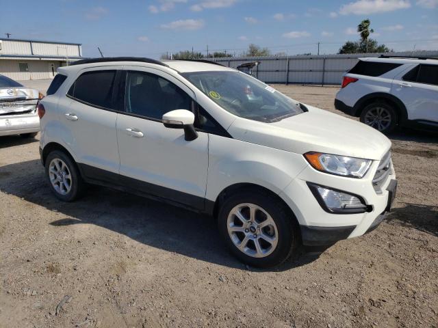 MAJ3S2GE4LC344489 - 2020 FORD ECOSPORT SE WHITE photo 4