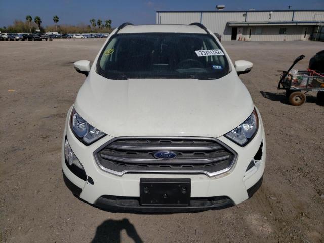 MAJ3S2GE4LC344489 - 2020 FORD ECOSPORT SE WHITE photo 5