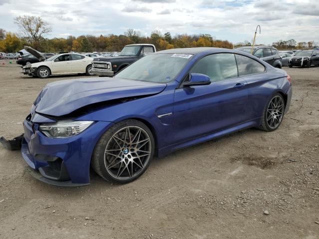 WBS3R9C55FK332164 - 2015 BMW M4 BLUE photo 1