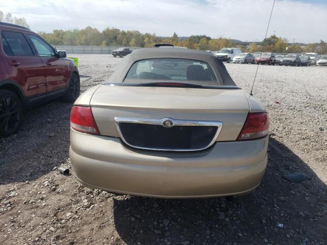 1C3EL45X46N176625 - 2006 CHRYSLER SEBRING TAN photo 6